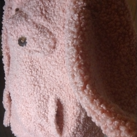 Teddy sherpa jacket forever 21 pink SZ S - Picture 7 of 8